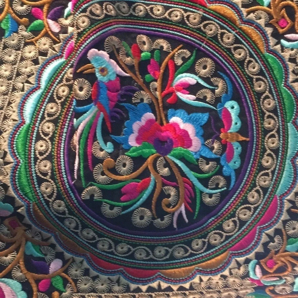 VINTAGE Gujarati Embroidered Tote Bag